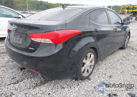 2011 Hyundai Elantra Limited (Ulsan Plant) from USA, damaged, VIN KMHDH4AEXBU133397